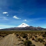 Seuls face au volcan Sajama-Bolivie